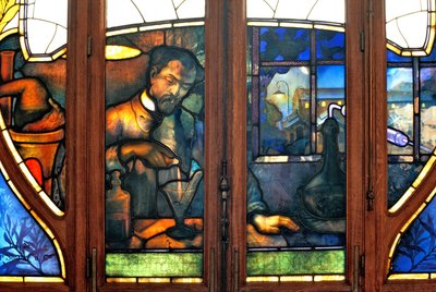 Nancy (oddělení 54), Art Nouveau, Obchodní a průmyslová komora, Vitráže od Jacquese Grubera (1870-1936) od Jacques Gruber