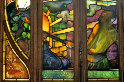 Nancy (oddělení 54), Art Nouveau, Obchodní komora a burza, Vitráže od Jacquese Grubera (1870-1936) od Jacques Gruber