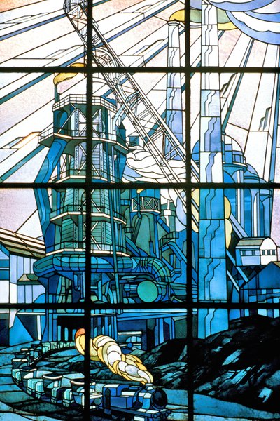 Nancy (oddělení 54), Art Nouveau, Vitráže od Jacquese Grubera (1870-1936), v sídle Pont a Mousson, av. de la osvobození od Jacques Gruber