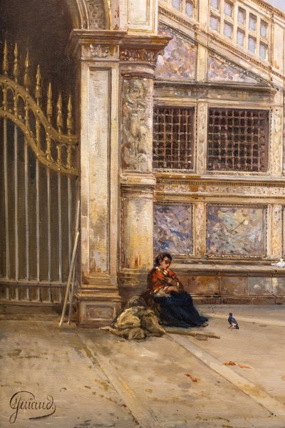 Obří schody v Benátkách od Jacques Guiaud