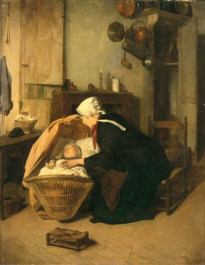 Mladá matka od Jacques Gustave Hamelin