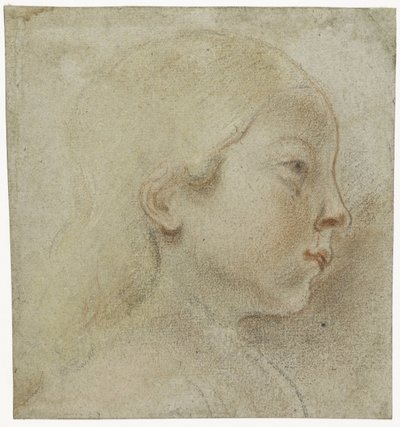 Hlava dítěte, vpravo od Jacques Jordaens