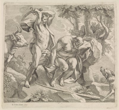Merkur a Argus od Jacques Jordaens