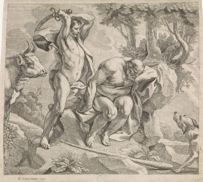 Merkur a Argus od Jacques Jordaens