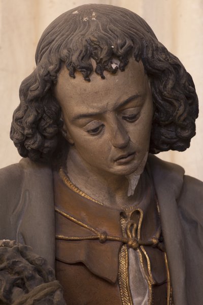 Svatý Jan Evangelista (malovaná omítka) od Jacques Jubert