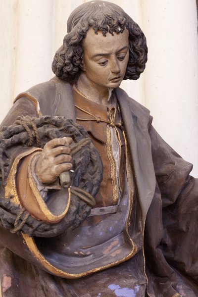 Svatý Jan Evangelista (malovaná omítka) od Jacques Jubert