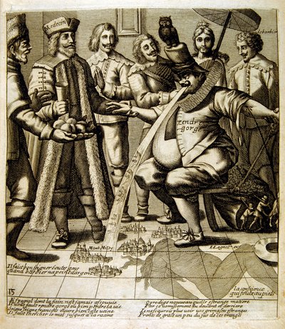 Ilustrace bajek Jeana de La Fontaine (rytina) od Jacques Lagniet