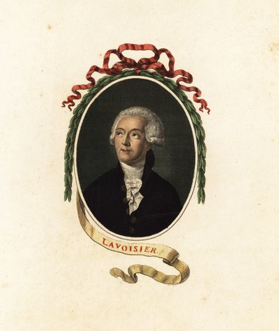 Antoine Lavoisier, francouzský chemik, ekonom a šlechtic.1805 (rytina) od Jacques Louis (after) David