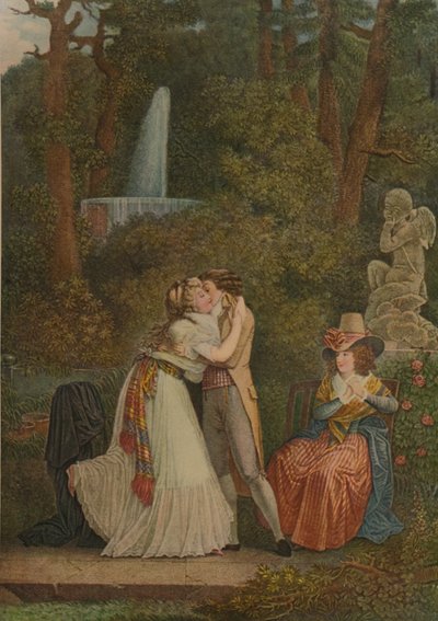 Julie, Or The First Kiss Of Love, First Kiss, 1784-1799, 1913 od Jacques Louis Copia