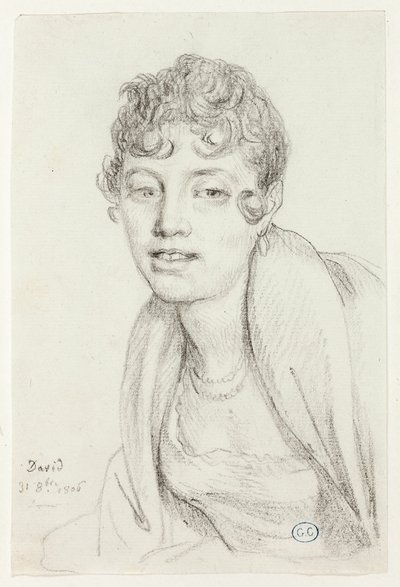 Busta Angelique Mongez od Jacques Louis David