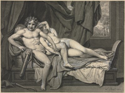 Amor a Psyché od Jacques Louis David