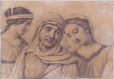 Nizozemština: Tři ženy od Jacques Louis David