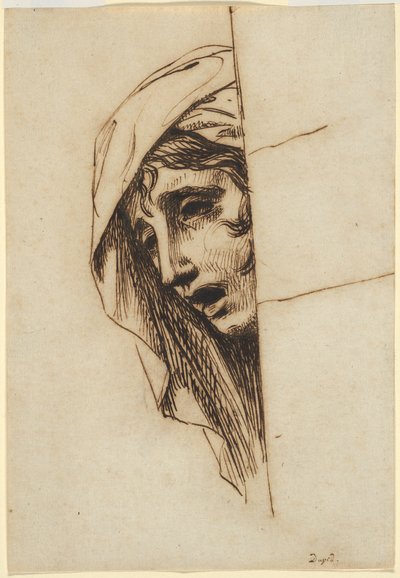 Hlava ženy od Jacques Louis David