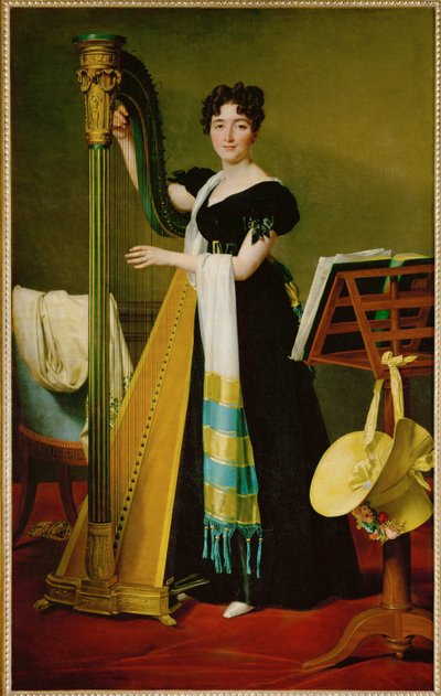 Juliette de Villeneuve, neteř královny Julie, manželky Josefa Bonaparta... od Jacques Louis David
