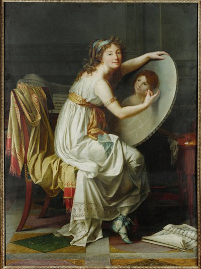 Mademoiselle Ducreux (malba na plátně) od Jacques Louis David