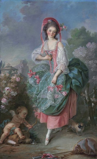 Mademoiselle Guimard jako Terpsichore od Jacques Louis David