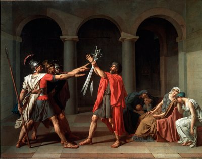 Přísaha Horatiů od Jacques Louis David