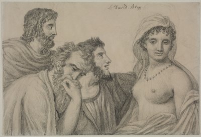 Phryné před soudci, c. 1816-1820. od Jacques Louis David