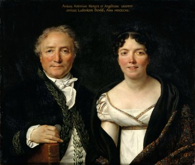 Portrét Antoina a Angeliky Mongezových, 1812. od Jacques Louis David