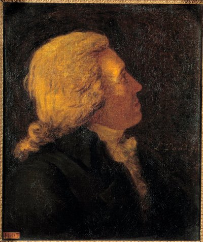 Portrét Bertranda Barere de Vieuzaca (1755-1841), člena výboru Salut Public Painting od Jacquese Louise Davida (1748-1825) 1790 Sun. 0,55 x 0,46 m od Jacques Louis David
