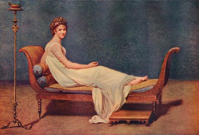 Portrét Madame Recamier, 1800, 1911 od Jacques Louis David