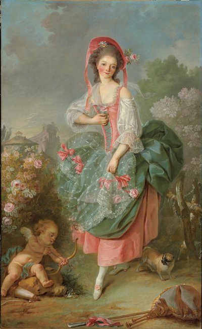Portrét mademoiselle Guimard jako Terpsichore (olej na plátně) od Jacques Louis David