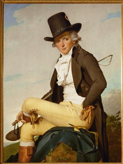Portrét Pierre Seriziat ... od Jacques Louis David
