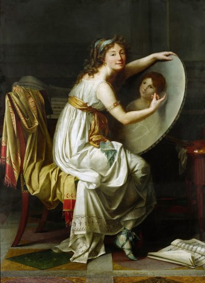 Portrét Rose Adelaide Ducreux, c. 1800. od Jacques Louis David