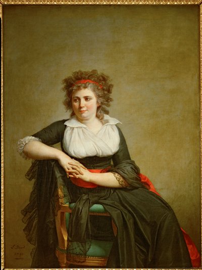 Robertine Tourteau, markýza z Orvilliers ... od Jacques Louis David