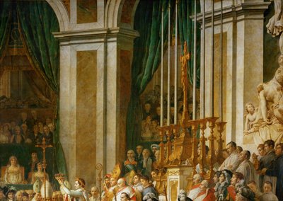 Napoleonova korunovace v Notre-Dame ... od Jacques Louis David