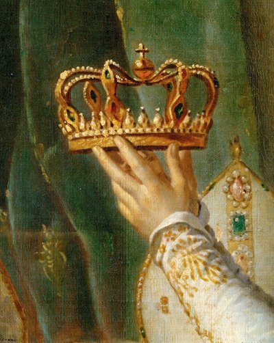 Napoleonova korunovace v Notre-Dame ... od Jacques Louis David