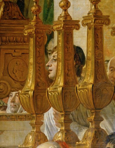 Napoleonova korunovace v Notre-Dame ... od Jacques Louis David
