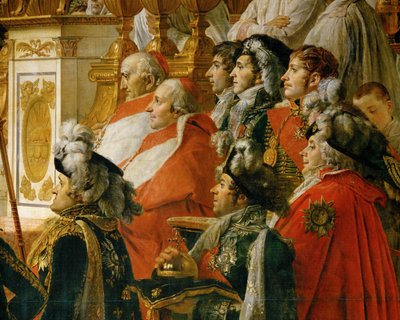 Napoleonova korunovace v Notre-Dame ... od Jacques Louis David
