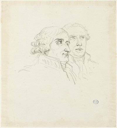 Studie pro distribuci orlů: Archi-Chancelier, Cambacérés a Archi-Trescrier, Lebrun od Jacques Louis David