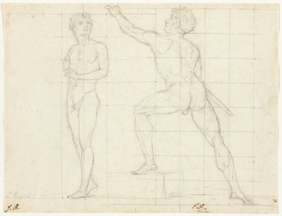 Studie na "Rozdělení orlů" od Jacques Louis David