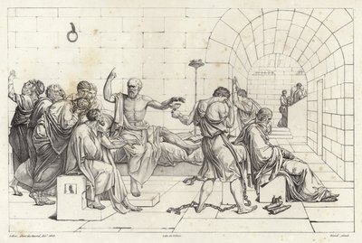 Sokratova smrt od Jacques Louis David