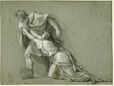 Odjezd Marca Attiliuse Regula do Kartága, 1785-86 od Jacques Louis David