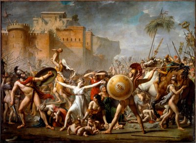 Zásah Sabinek od Jacques Louis David