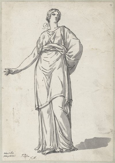 Žena z Villa Pamphili od Jacques Louis David