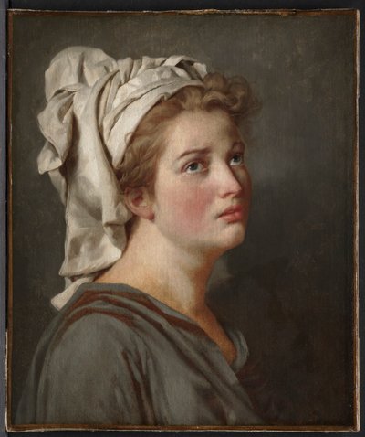 Mladá žena s turbanem, c. 1780. od Jacques Louis David