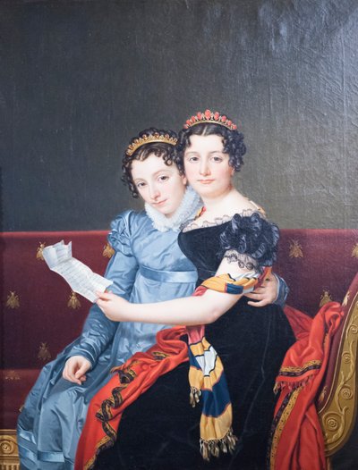 Zenaide ja Charlotte Bonaparte od Jacques Louis David