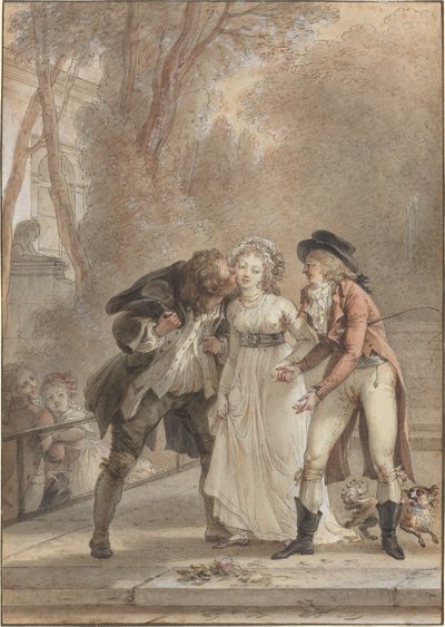 Půjčený polibek od Jacques Louis François Touzé