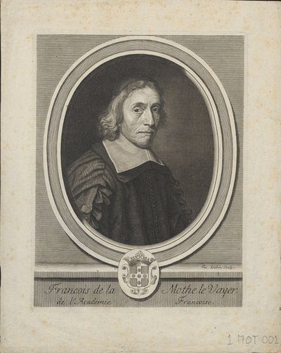Portrét Francois de La Mothe le Vayer 1588-1672, ca. 1695 od Jacques Lubin