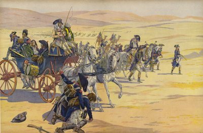 Napoleon Bonaparte a jeho vojáci v poušti od Jacques Marie Gaston Onfray de Breville (Job)