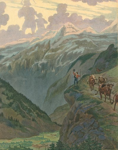 Švýcarsko - Národní píseň od Jacques Marie Gaston Onfray de Breville (Job)