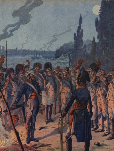 Večer bitvy u Lodi od Jacques Marie Gaston Onfray de Breville (Job)