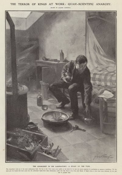 Teror králů v práci: kvazivědecká anarchie (litografie) od Jacques Marie Omer Camoreyt