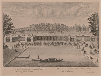 Chateau Fontainebleau od Canal Grande od Jacques Rigaud