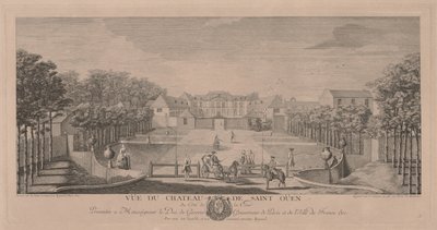Chateau Saint Ouen ze dvora. od Jacques Rigaud