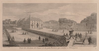 Zámek a zahrada v Seaux od Jacques Rigaud